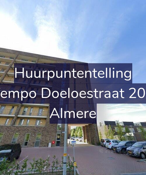 Foto gevel Huurpuntentelling voor Tempo Doeloestraat 204, Almere
