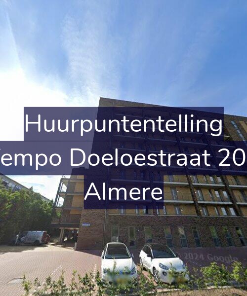 Foto gevel Huurpuntentelling voor Tempo Doeloestraat 208, Almere
