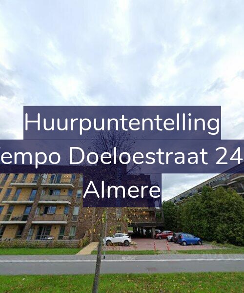 Foto gevel Huurpuntentelling voor Tempo Doeloestraat 243, Almere