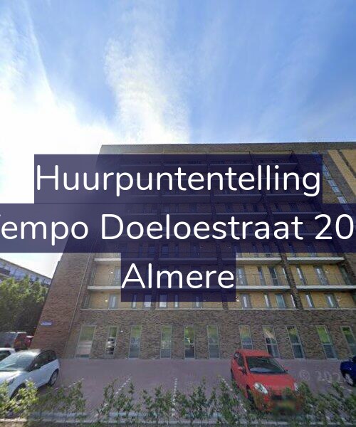 Foto gevel Huurpuntentelling voor Tempo Doeloestraat 202, Almere