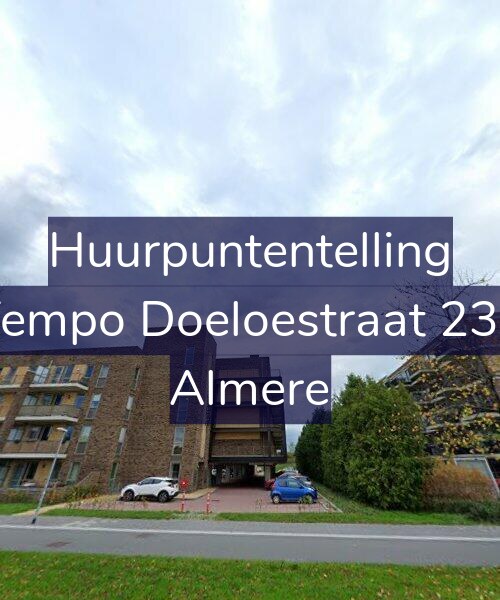 Foto gevel Huurpuntentelling voor Tempo Doeloestraat 230, Almere