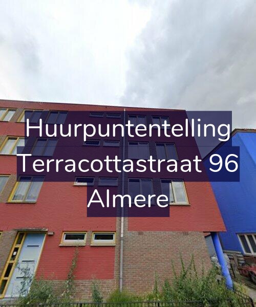 Foto gevel Huurpuntentelling voor Terracottastraat 96, Almere