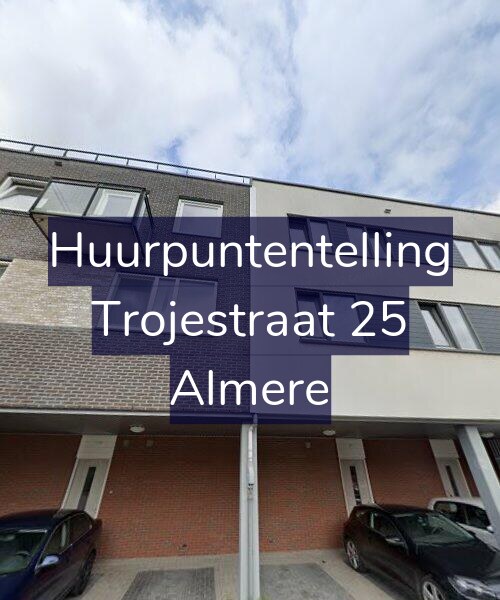Foto gevel Huurpuntentelling voor Trojestraat 25, Almere
