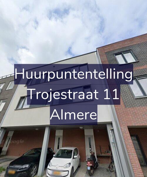 Foto gevel Huurpuntentelling voor Trojestraat 11, Almere