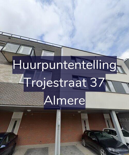 Foto gevel Huurpuntentelling voor Trojestraat 37, Almere