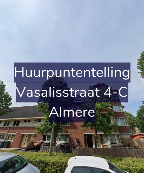 Foto gevel Huurpuntentelling voor Vasalisstraat 4-C, Almere