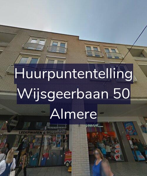Foto gevel Huurpuntentelling voor Wijsgeerbaan 50, Almere