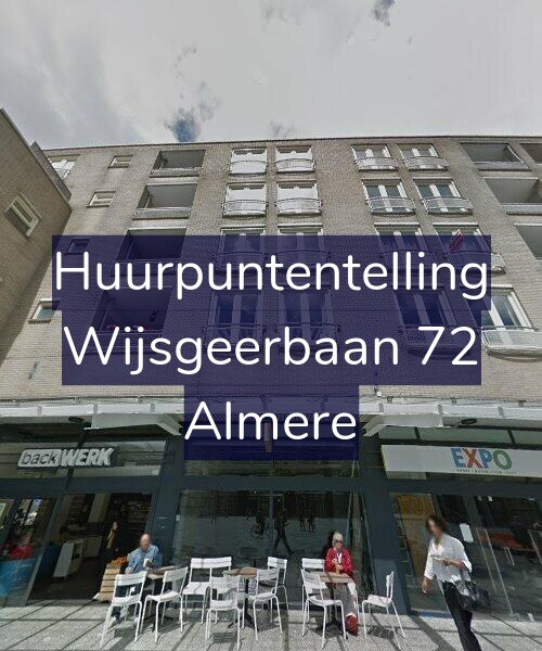 Foto gevel Huurpuntentelling voor Wijsgeerbaan 72, Almere