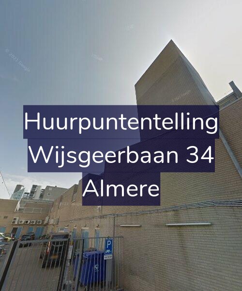 Foto gevel Huurpuntentelling voor Wijsgeerbaan 34, Almere