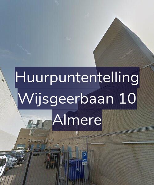 Foto gevel Huurpuntentelling voor Wijsgeerbaan 10, Almere