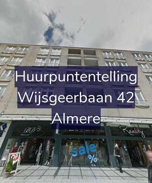 Foto gevel Huurpuntentelling voor Wijsgeerbaan 42, Almere
