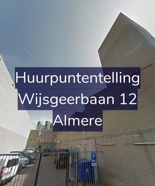 Foto gevel Huurpuntentelling voor Wijsgeerbaan 12, Almere
