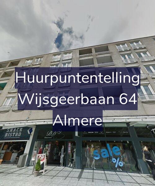 Foto gevel Huurpuntentelling voor Wijsgeerbaan 64, Almere