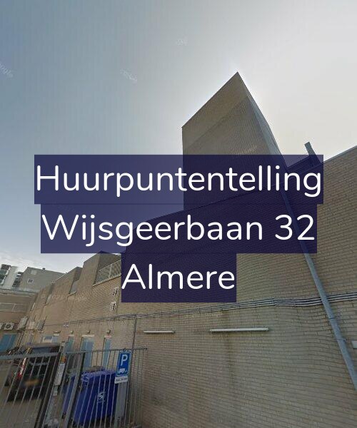 Foto gevel Huurpuntentelling voor Wijsgeerbaan 32, Almere