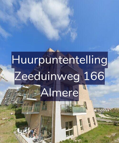 Foto gevel Huurpuntentelling voor Zeeduinweg 166, Almere