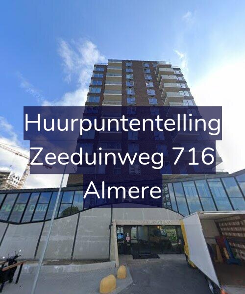 Foto gevel Huurpuntentelling voor Zeeduinweg 716, Almere