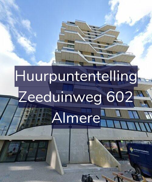 Foto gevel Huurpuntentelling voor Zeeduinweg 602, Almere