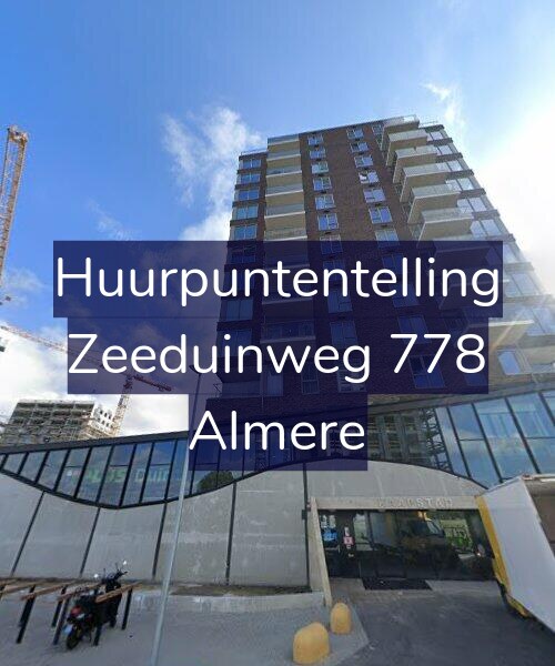 Foto gevel Huurpuntentelling voor Zeeduinweg 778, Almere