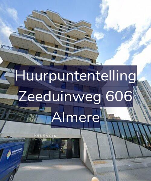 Foto gevel Huurpuntentelling voor Zeeduinweg 606, Almere