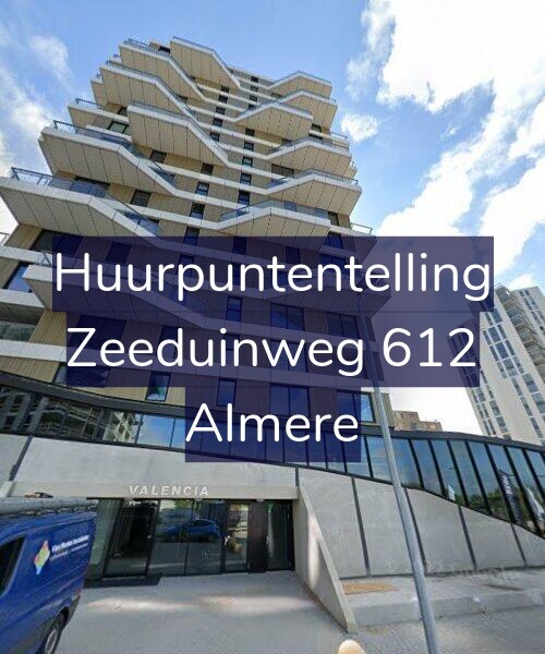Foto gevel Huurpuntentelling voor Zeeduinweg 612, Almere