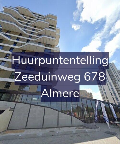 Foto gevel Huurpuntentelling voor Zeeduinweg 678, Almere