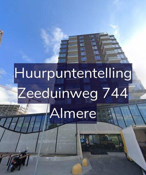 Foto gevel Huurpuntentelling voor Zeeduinweg 744, Almere