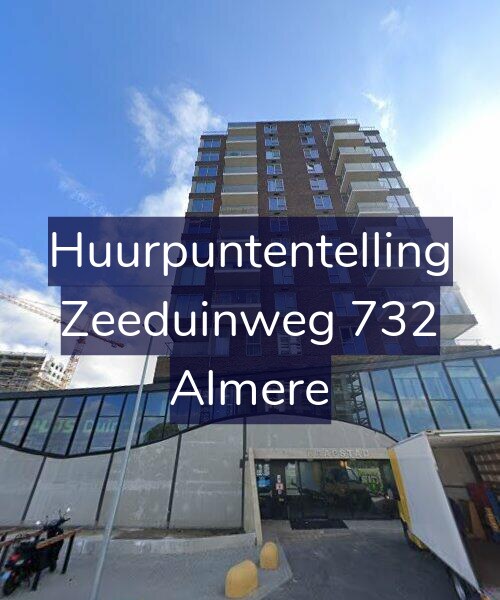 Foto gevel Huurpuntentelling voor Zeeduinweg 732, Almere