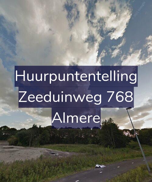 Foto gevel Huurpuntentelling voor Zeeduinweg 768, Almere