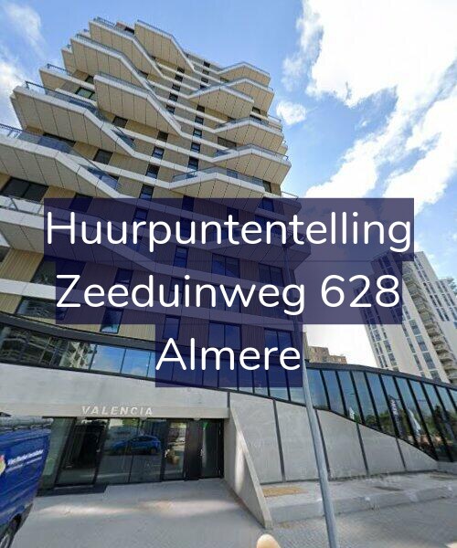 Foto gevel Huurpuntentelling voor Zeeduinweg 628, Almere