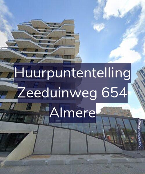 Foto gevel Huurpuntentelling voor Zeeduinweg 654, Almere