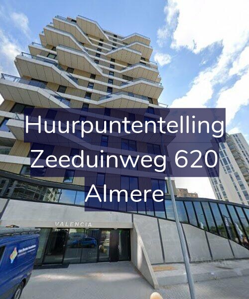 Foto gevel Huurpuntentelling voor Zeeduinweg 620, Almere