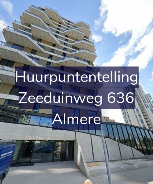 Foto gevel Huurpuntentelling voor Zeeduinweg 636, Almere