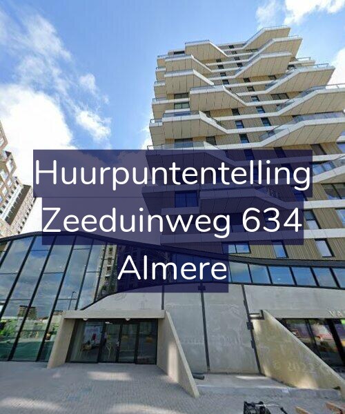 Foto gevel Huurpuntentelling voor Zeeduinweg 634, Almere