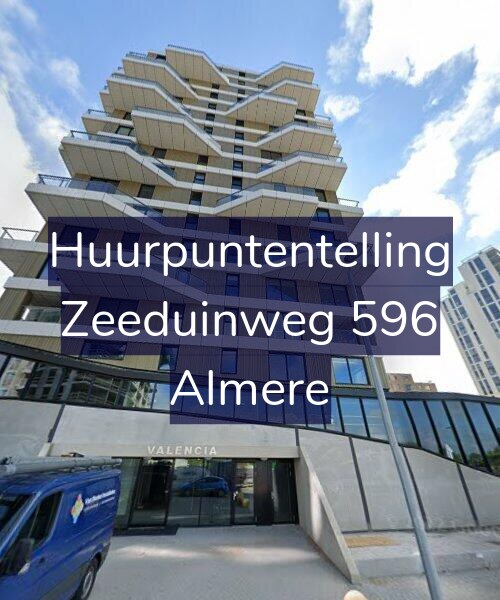 Foto gevel Huurpuntentelling voor Zeeduinweg 596, Almere