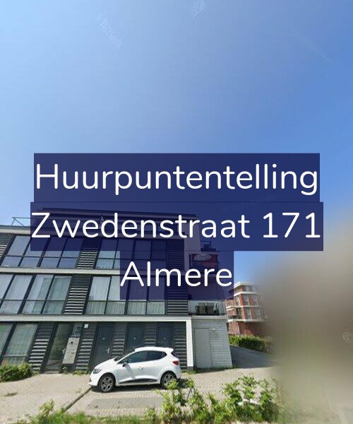 Foto gevel Huurpuntentelling voor Zwedenstraat 171, Almere