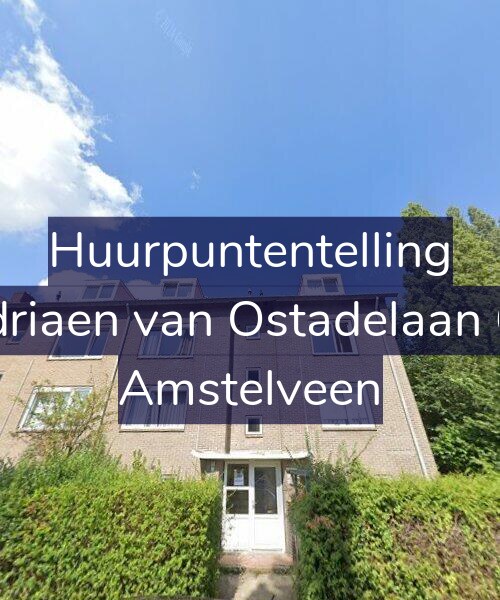 Foto gevel Huurpuntentelling voor Adriaen van Ostadelaan 62, Amstelveen