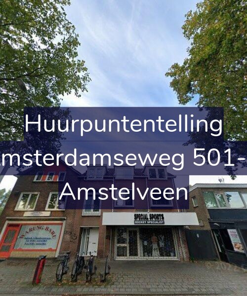 Foto gevel Huurpuntentelling voor Amsterdamseweg 501-A, Amstelveen