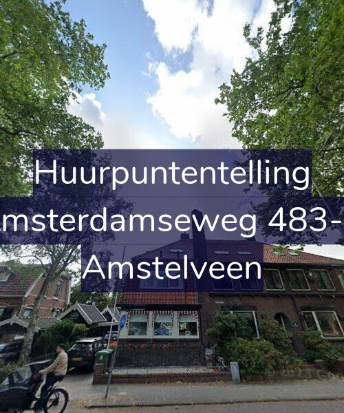 Foto gevel Huurpuntentelling voor Amsterdamseweg 483-A, Amstelveen