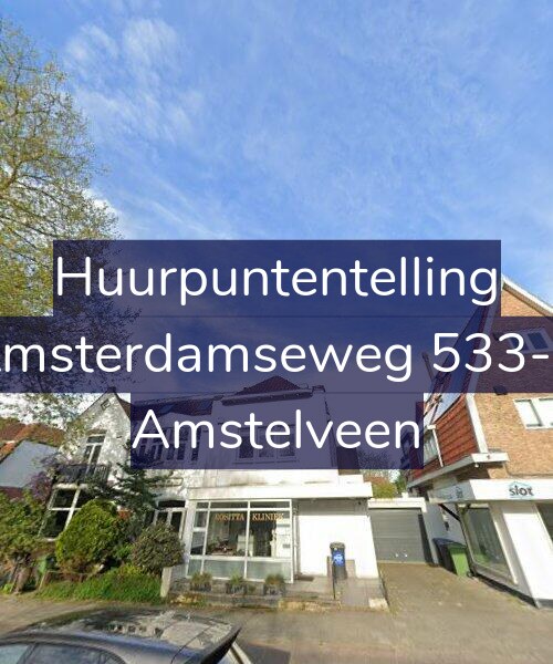 Foto gevel Huurpuntentelling voor Amsterdamseweg 533-A, Amstelveen
