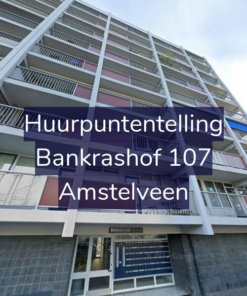 Foto gevel Huurpuntentelling voor Bankrashof 107, Amstelveen