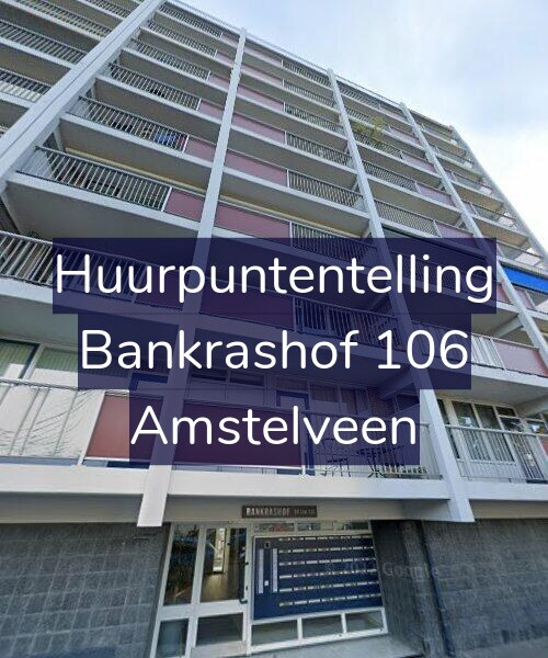 Foto gevel Huurpuntentelling voor Bankrashof 106, Amstelveen