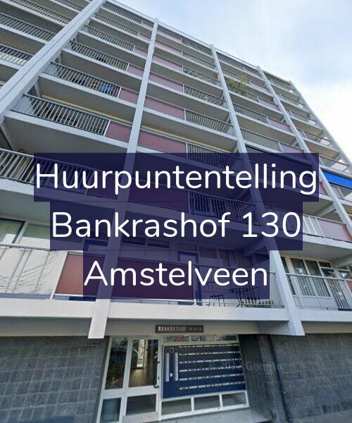 Foto gevel Huurpuntentelling voor Bankrashof 130, Amstelveen
