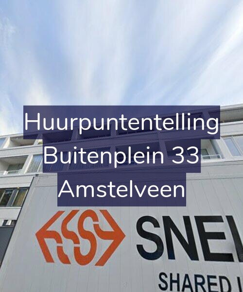 Foto gevel Huurpuntentelling voor Buitenplein 33, Amstelveen