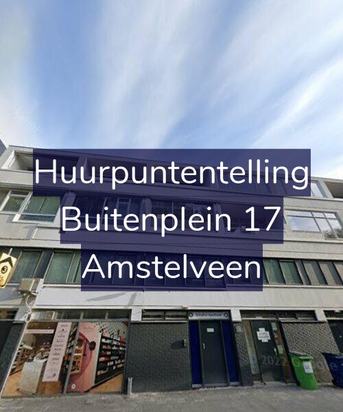 Foto gevel Huurpuntentelling voor Buitenplein 17, Amstelveen