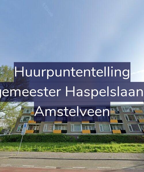 Foto gevel Huurpuntentelling voor Burgemeester Haspelslaan 150, Amstelveen