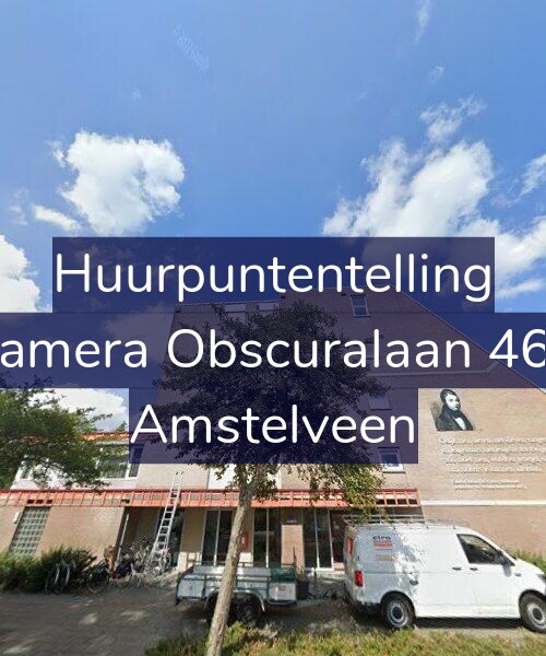 Foto gevel Huurpuntentelling voor Camera Obscuralaan 468, Amstelveen