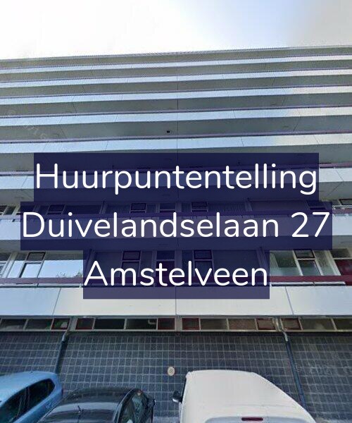 Foto gevel Huurpuntentelling voor Duivelandselaan 27, Amstelveen