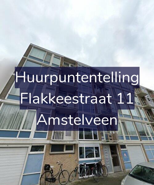 Foto gevel Huurpuntentelling voor Flakkeestraat 11, Amstelveen