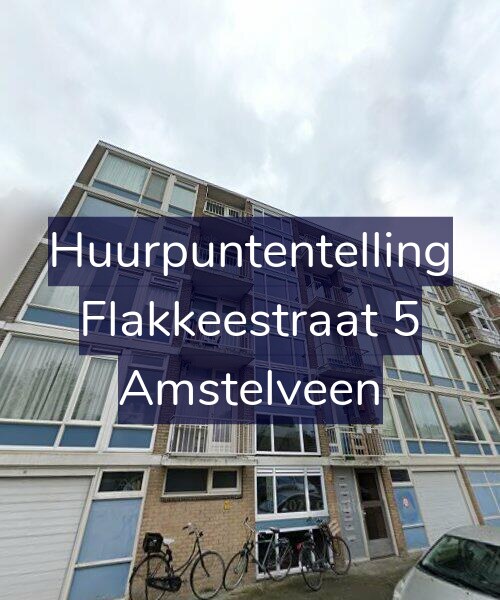 Foto gevel Huurpuntentelling voor Flakkeestraat 5, Amstelveen