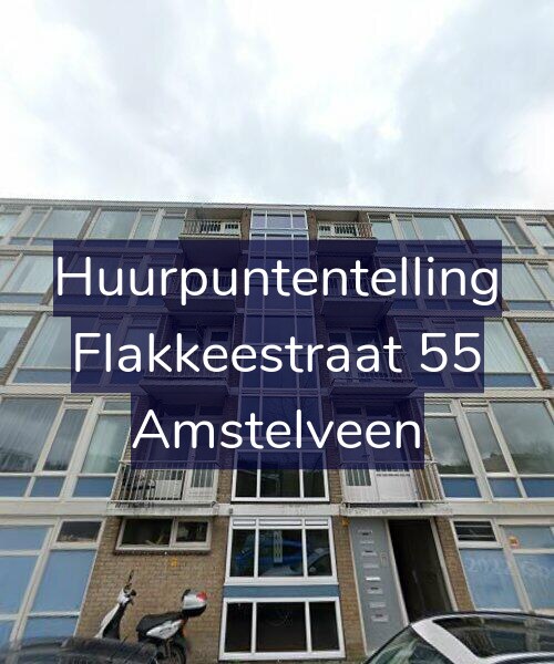 Foto gevel Huurpuntentelling voor Flakkeestraat 55, Amstelveen